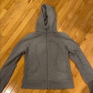 Grey Lululemon Zip Hoodie